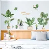 Wall Stickers Garden Potted Plant Bonsai Flower For Home Decor Living Room Kitchen PVC DIY Decals Mural Decoration 230829