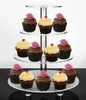 Clear Foldble Cupcake Acrylic Display Stand