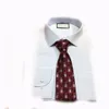 Luxus Herren Brief Krawatte Seide Krawatten Muster Druck Jacquard Party Hochzeit Stricken Mode Design Mit Box