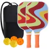 Raquettes de tennis Ensemble de palettes de pickleball - Ensemble de 2 raquettes de pickleball en graphite approuvé par l'USAPA 4 balles de pickleball Raquette de pickleball de tennis de plage 230828