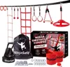 Duffel Bags Course for Kids Backyard 10 Hållbara hinder och 50 'Slackline Outdoor Playset Equipment Girls Boys With Clim Praint 230828