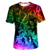 T-shirt manches courtes pour hommes et femmes, Streetwear d'été imprimé en 3D, tendances Hip Hop, Cool, pour enfants