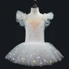 Taneczna profesjonalna balet tutu dziewczęta biała talerz naleśnik tutu balerina sukienka dorosła kobiety dziecko dzieci balet taniec kostium 230829