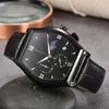 Новая мода Watch Mens Automatic Quartz Движение Водонепроницаемое высококачественное наручные часы Hour Hand Display Simple Luxury Popult Watch Leather Bess AA134