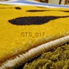 Carpets Bedside Carpet Cartoon Funny Distortion Smiley Face Children Bedroom Rug Home Decoration Cute Living Room Corridor Mat x0829