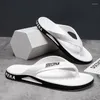 Slippers Mens Flip-flops Outdoor Comfortable Massage Beach Sandals Indoor Bathroom Anti-slip Zapatillas De Casa Hombres