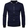 Vestes pour hommes 2023 Printemps et automne Mode Sports Zipper Casual Manches longues Slim Fit Jacket