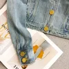 Jaquetas Femininas Inglaterra Estilo Versátil Curto Slim Lapela Denim Casaco Mulheres Vintage Manga Longa Botões Jean Jaquetas Feminino Casual Tops Streetwear 230829