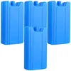 Tazze 4 Pezzi Giradischi Portaghiaccio Accessori per congelatore Scatola frigo portatile Custodie riutilizzabili in plastica Frigo per bevande