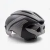 Fietshelmen Aerohelm tt tijdritfietshelm voor heren dames bril race racefietshelm met lens Ciclismo fietsuitrusting 230828