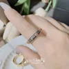 Дизайнер Buccellati Ring Ring Luxury Top Mini Mini Set Цирконий Бриллиант Обручальное кольцо Золотое открытие в качестве подарка на День святого Валентина для лучших друзей кольцевые аксессуары ювелирные изделия 5а