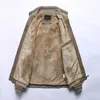 Giacche da uomo Giacca invernale da uomo in cotone tattico in pile Caldo bomber da uomo Verde Cappotto militare vintage Autunno Casual di alta qualità 230828