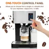 Moedores de café manuais Máquina de café expresso automática JASSY | Fabricante Allinone de cappuccino com leite de 19 barras com espuma de leite 230829