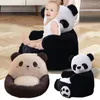 Pillow Panda Armrest Couch Kids Stuffed Sitting Armchair Sofa Animal Support Seat Toddler Furniture For Boys