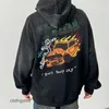 Deptt Hoodies أزياء جاليري سترة غسلها مُغطى مقنعين قديمًا بطباعة هوديي للرجال للنساء في الشارع المرتفع في الشارع أزياء أزياء J47F