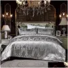 Ensembles de literie 2021 Designer Sation Gold Queen Couettes ER Europe Élégant King Size Drop Livraison Maison Jardin Textiles Fournitures Dhgft