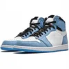 Heren Dames 1 Hoge OG 1s basketbalschoenen jumpman Palomino UNC teen heren Sneakers universiteit blauw gewassen zwart patent gefokt donker mokka geluk groen dames Trainers