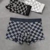 Sous-vêtements hommes coton boxeurs pour hommes Shorts Sexy grille Boxer respirant nouvelle impression sous-vêtements de créateur avec boîte