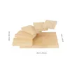 Set di stoviglie Supporto rotondo in legno giapponese Gradini rotanti creativi Scale Piatto Piatto da sushi Sashimi che serve per