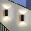 Wall Lamp 6W COB Outdoor Led Light Up Down Dual-Head Cylinder Indoor Balcony Fixture Waterproof IP65 Nordic