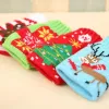 Christmas knitted wine bottle cover party favor xmas beer wines bags santa snowman moose beers bottles covers wholesale FY4767 0829