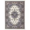 Carpets Sakarya Tapis traditionnel médaillon ivoire/bleu 7'8 x0829