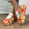 Sports Thick-soled Women's Fashion 2024 Vulcanize Dress New Female Graffiti White Shoes Outdoor Casual Sneakers Plus Size T230829 714