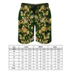 Men's Shorts Gold Green Damask Board Summer Chain Floral Sports Surf Beach Man Quick Dry Casual Custom Plus Size Swim Trunks