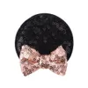 Accessoires pour cheveux pour enfants petite fille sequin arc paire clip ins transfrontalier bébé européen et américain pince à cheveux cassé 2422