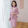 Desgaste de negócios feminino blazer e saia conjunto terno outono novo elegante manga comprida plissado fino jaqueta vermelha e saia traje feminino hkd230825