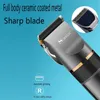 Electric Shavers SURKER Hair Clipper Ceramic Professional Fine Adjustable Trimmer Low Noise Cutting Machine Razor 230828