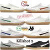 Killshot 2 Chaussures Casual Low Hommes Femmes Midnight Navy Lucid Green Sail Desert Orange Sail Oil Grey Sail Gum Hyper Blue Baskets Baskets