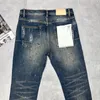 Morbrand moda erkek kot pantolon serin stil lüks tasarımcı kot pantolon sıkıntılı yırtık bisikletçiye mavi jean slim fit motosiklet chd2308291 megogh