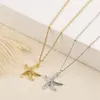 Link Armbanden 18K Koper Vergulde Zeester Ketting Waterdicht Mode Zomer Verjaardagscadeau Voor Vriendin Sieraden Charms