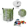 Laundry Bags Plant Birch Tree Green Forest Dirty Basket Foldable Waterproof Home Organizer Clothing Kids Toy Storage