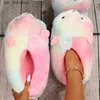 Alpaca 2022 All Inclusive Cotton Fashion Women Home Slippers Winter Warm Ladies Plush One Size Fluffy Shoes T230828 8AF1