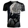 Herren T-Shirts Anime Stray Dogs 3D Bedrucktes T-Shirt Lässige Mode Oansatz Kurzarm Streetwear Trendy Hip Hop Tees Unisex Tops