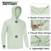 Men's T-Shirts TACVASEN Sun Protection T-Shirts Mens Long Sleeve Hoodie Casual UV-Proof T-Shirts Breathable Lightweight Quick Dry T shirts Male 230829