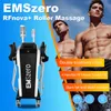 Mise en forme professionnelle du corps 2/4 poignées en option ems EMSzero appareil amincissant machine de stimulation musculaire machine amincissante rouleau à billes intérieur