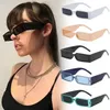 Kleine Quadratische Modische Cat Eye Sunglasse 2023 Retro Quadratische Trendy Gläser Mode Sonnenbrillen Persönlichkeit Coole Gläser UV400