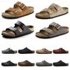 Designer Sandals birks boston clog arizona gizeh YYY woYYY summer autumn winter slippers Leather felt Sliders Outdoor Indoor Buckle Strap bostons