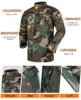 Tute da uomo Outdoor Alpinismo Camouflage Tuta da allenamento militare a maniche lunghe Tattica