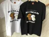 T-shirt da uomo 2023ss T-shirt realizzata dall'uomo Uomo Donna T-shirt per cani da cartone animato Top in cotone fiammato Tee
