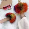 Size 36-43 Strange Sexy Transparent Heels Slippers Fashion Fluffy Fur Slides Summer Sandals Peep Toe Slip-On Clear Shoes Women T230828 44d01