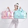 Fashion Fitness Bag New Bright Face Waterproof Handbag Large Capacity Nylon Travel Bag Sports Crossbody Bag