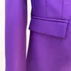 Vestidos de trabajo Traje de falda de plumas genuinas para mujeres Chaqueta delgada de manga larga Un botón Producto de fábrica de dos piezas de moda