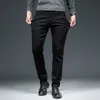 Herren Jeans Klassischen Stil Männer Marke Business Casual Stretch Slim Denim Hosen Blau Schwarz Hosen Männer Große Größe 2840 230829