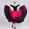 Stage Wear Dance Costume Spanish Gradient Elegant Flamenco Skirt Dress For Women Gypsy Plus Size Ballroom Bullfight Performance Clothing