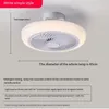 Plafonniers Lampe de ventilateur Chambre Chambre Lustre invisible moderne intégré
