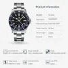 Wristwatches LACZ DENTON 40MM GMT Automatic Watch For Men Mechanical Wristwatches Sports Waterproof Stainless Steel Reloj Hombre 230828